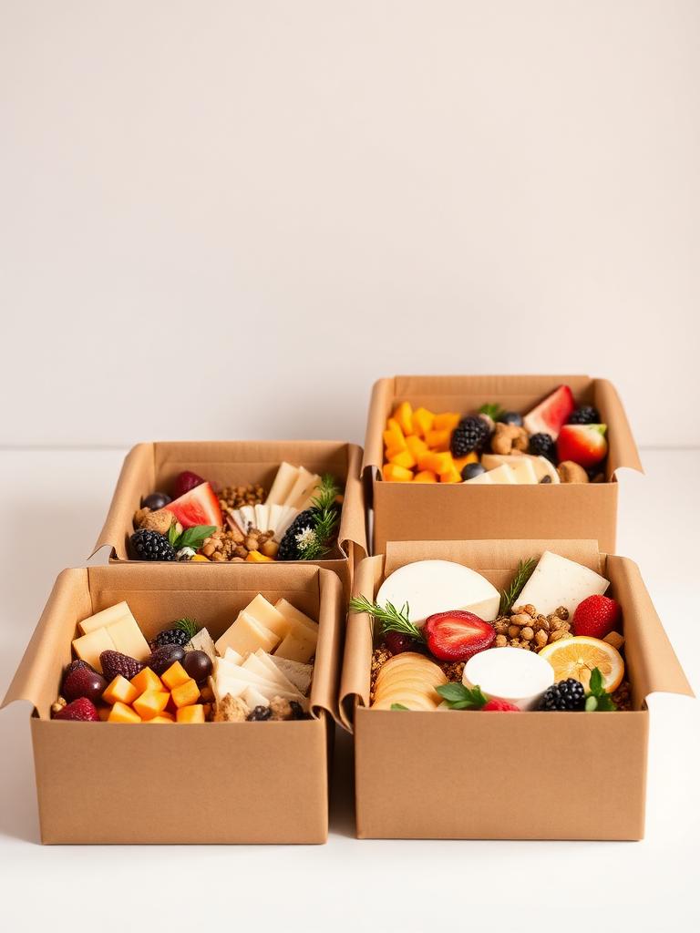 Individual corporate grazing boxes for staff